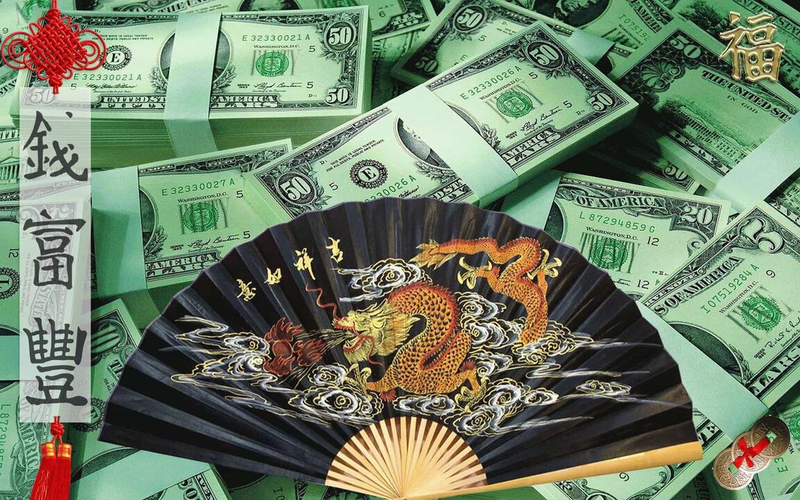 Hiina fänn kui amulet raha meelitamiseks